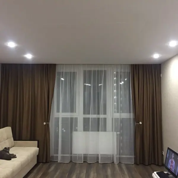 Пример натяжного потолка